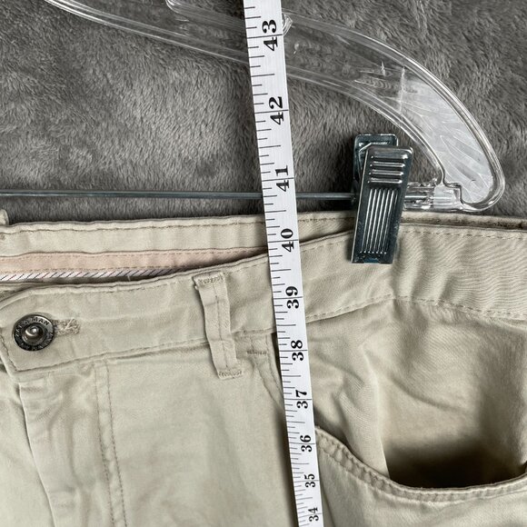 Zara Man beige basic collection sportswear chinos men’s 36 straight fit y2k - Picture 6 of 9